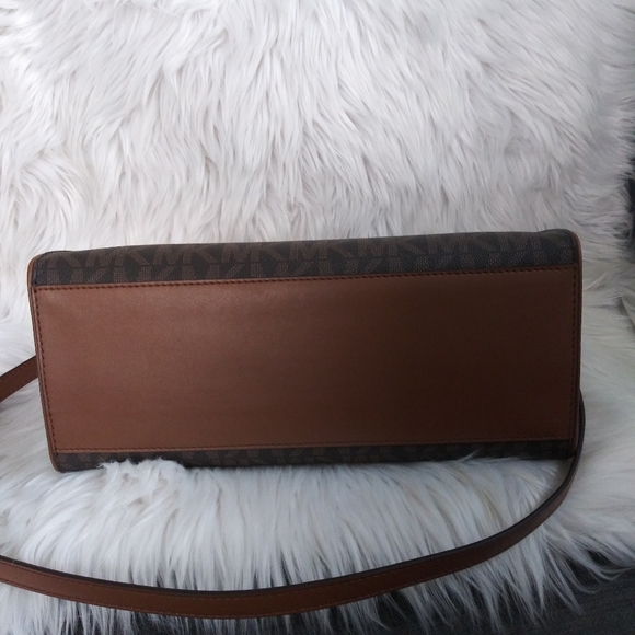 NWT MICHAEL KORS MAPLE LARGE SATCHEL HANDBAG - Picture 8 of 10